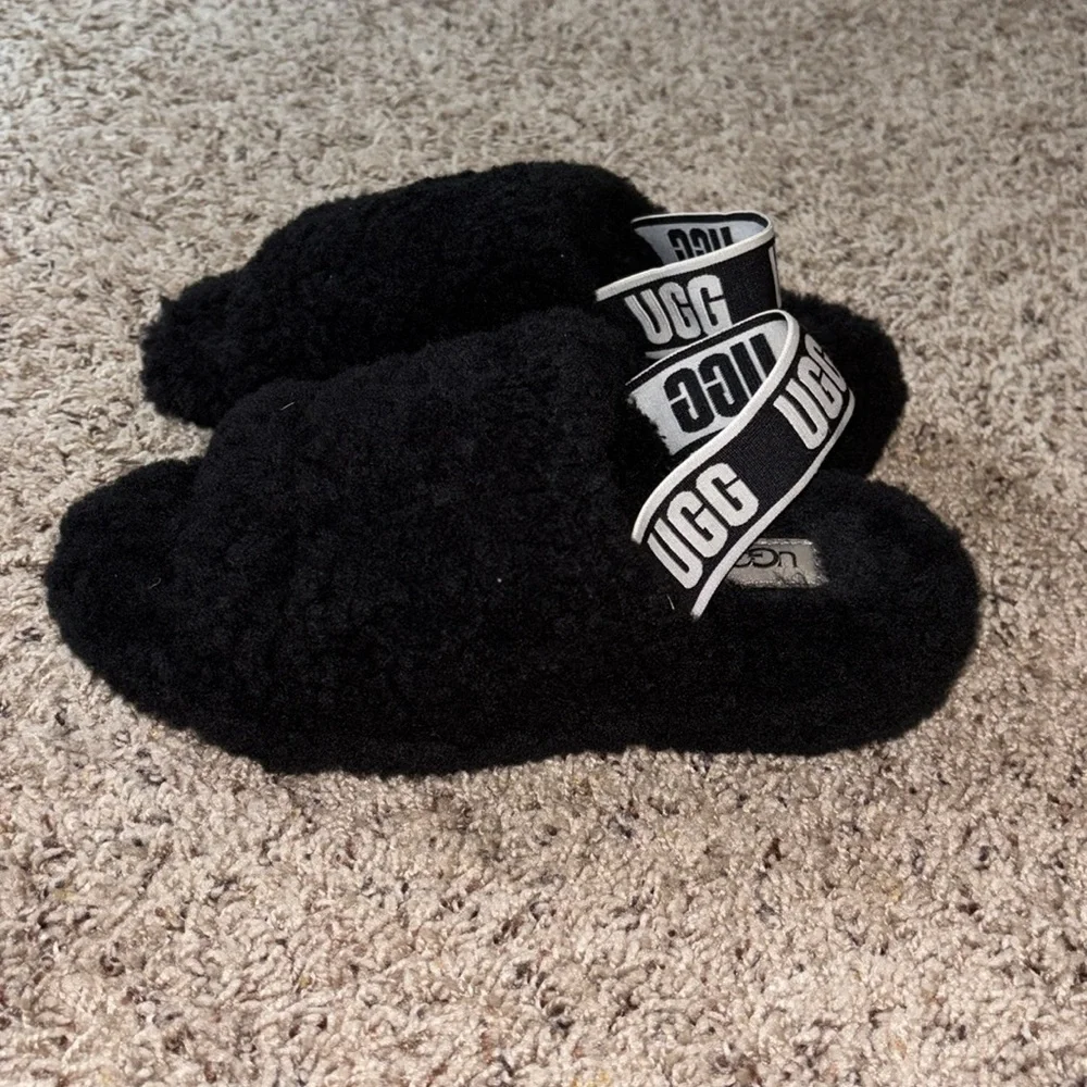 UGG Fluff Yeah flatform slippers size 7 - Picture 5 of 7